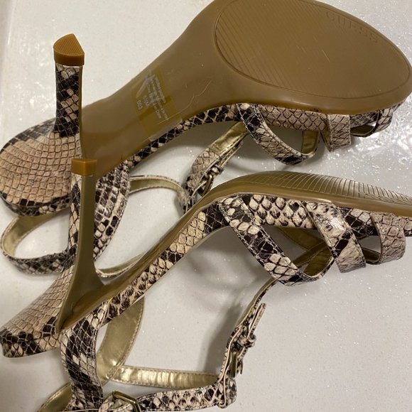 Guess Snake Print High Heel Shoes - Picture 5 of 9